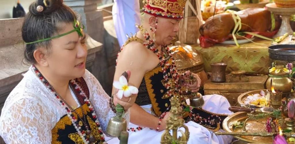 Balinese Water Blessing