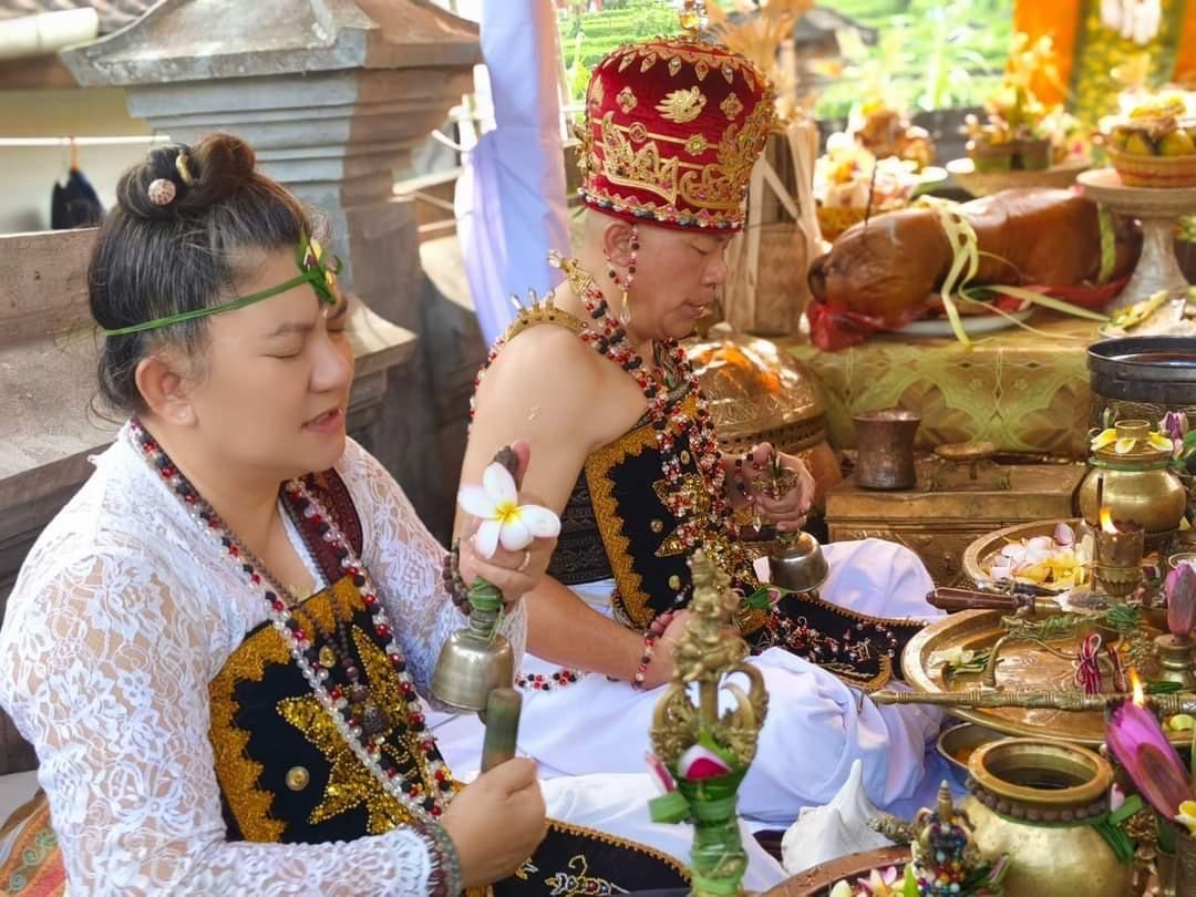 Balinese Water Blessing